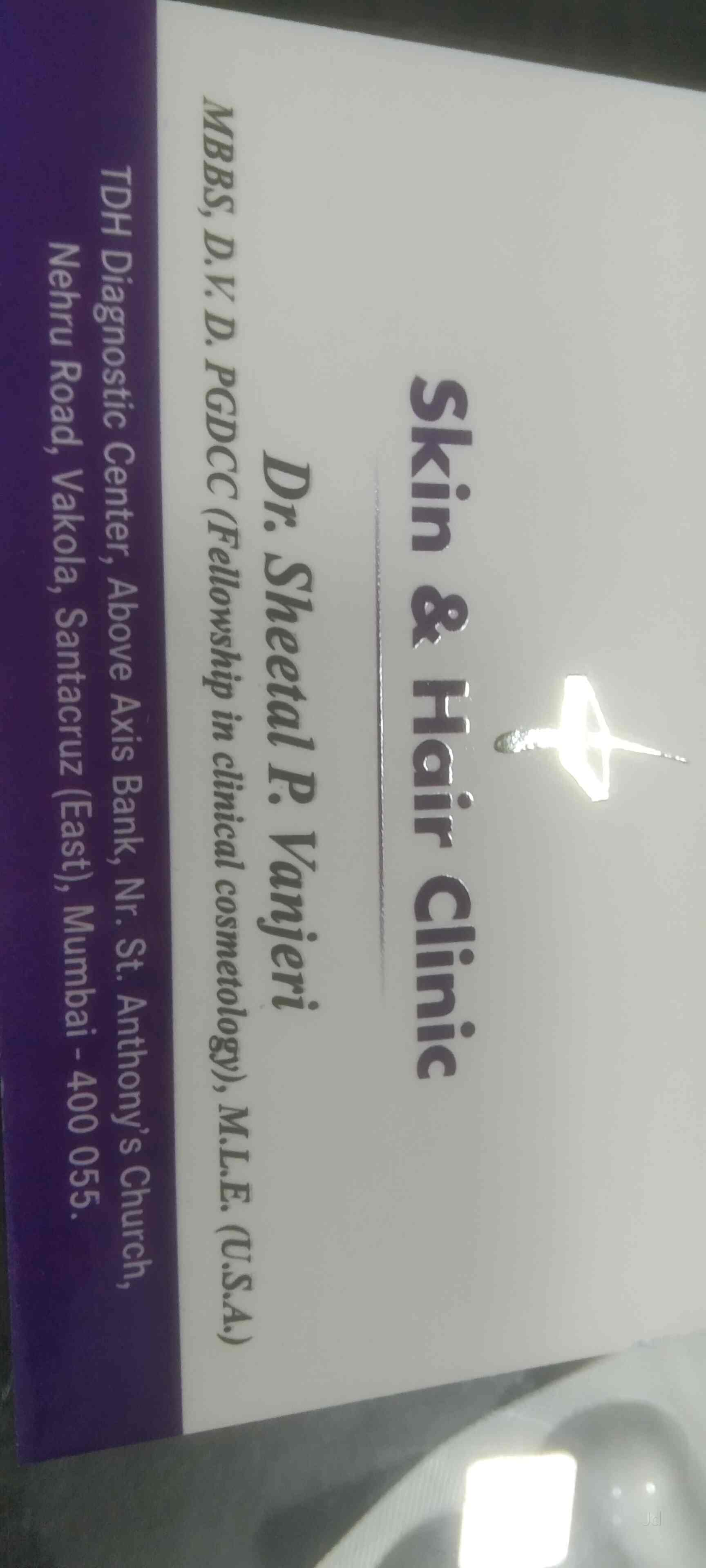 Dr Sheetal P. Vanjeri VitaSkinn Clinic in Andheri West,Mumbai Best