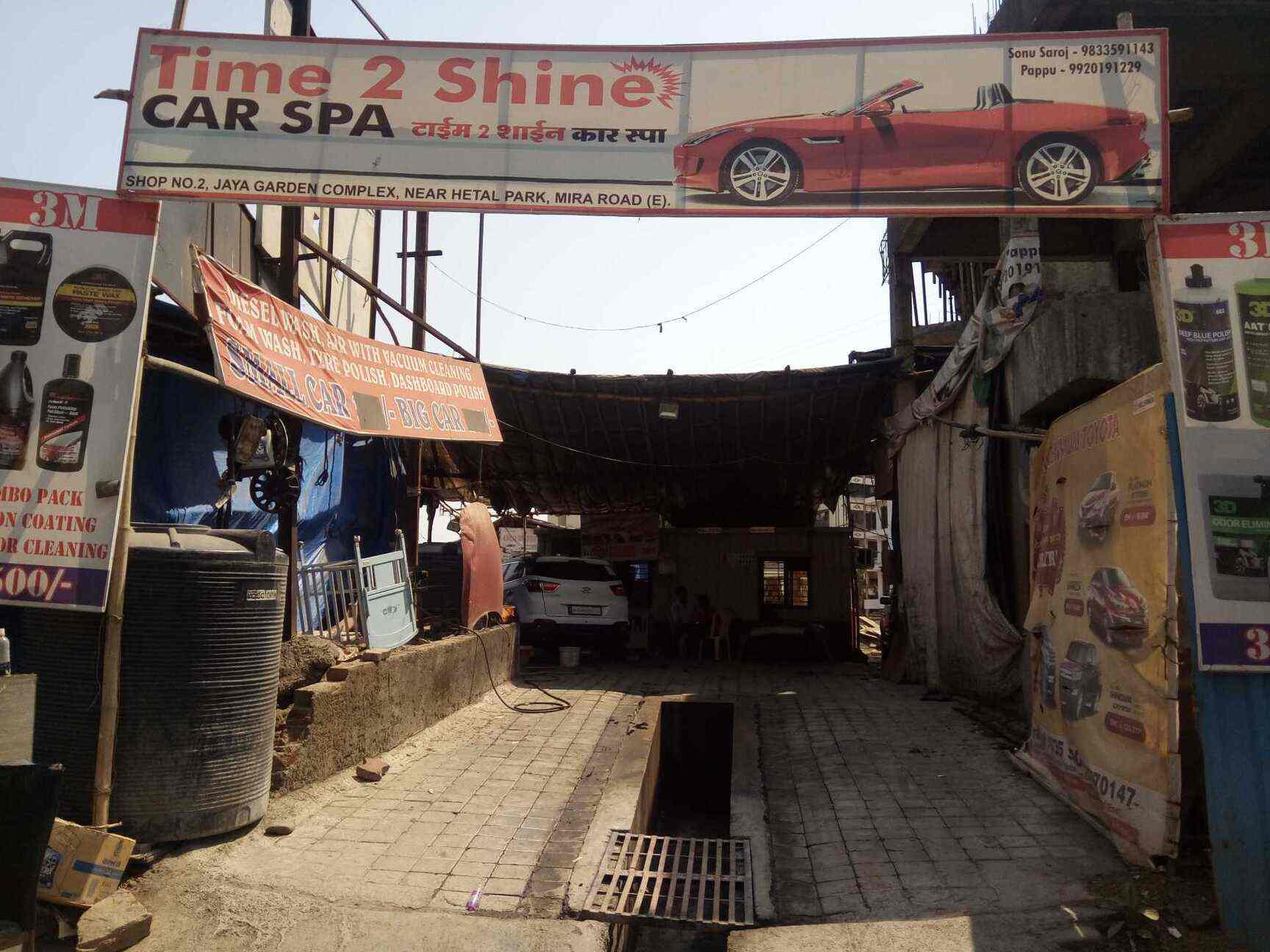 Time 2 Shine Car Spa in Mira Road East,Mumbai Best Car Washing