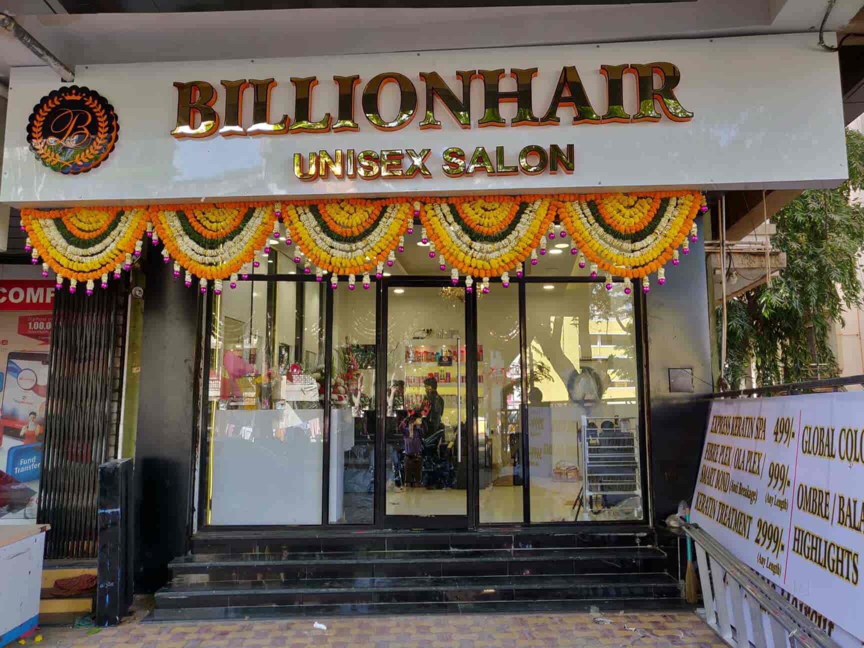 Billionhair Unisex Salon, Borivali West Salons in Mumbai Justdial