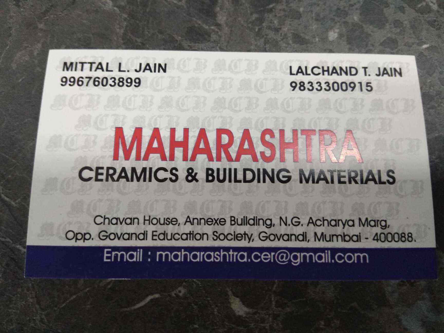 Maharashtra Ceramic & Building Materials, Govandi East Tile Dealers
