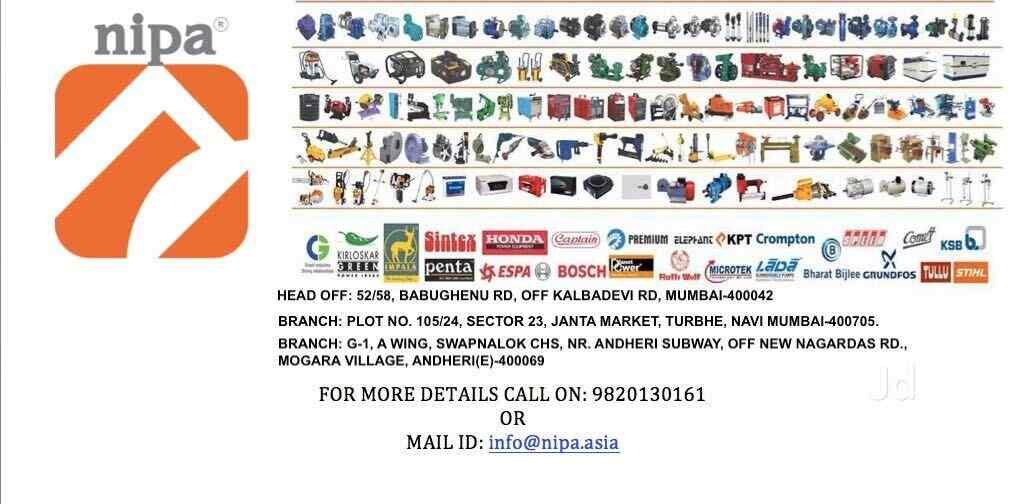 Nipa Commercial Corporation, Turbhe Water Pump Dealers in Navi Mumbai