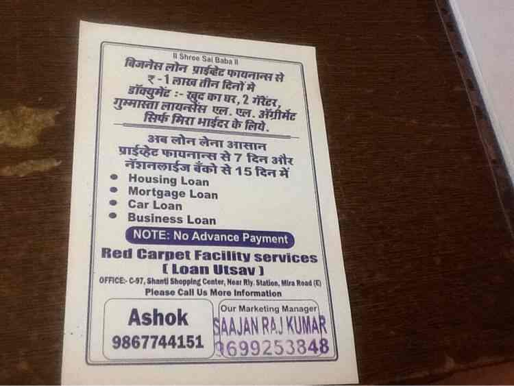 Red Carpet Loan in Mira Road East,Mumbai Best Home Loans in Mumbai