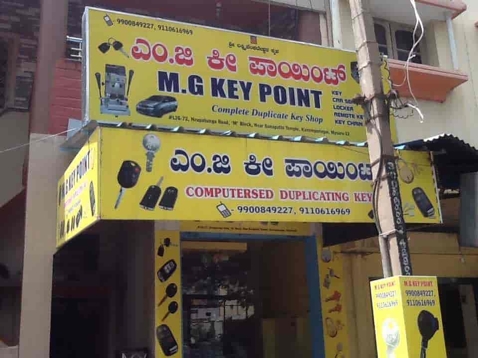 MG KEY POINT in Kuvempunagar,Mysore Best Computerised Duplicate Key