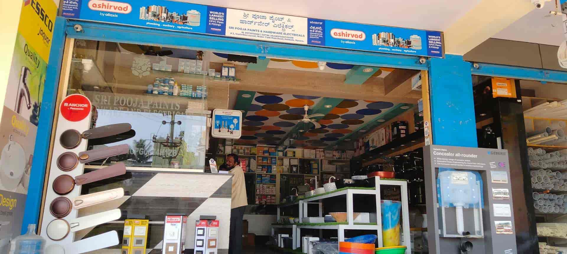 Sri Pooja Hardware And Electricals in Hebbal,Mysore Best Hardware