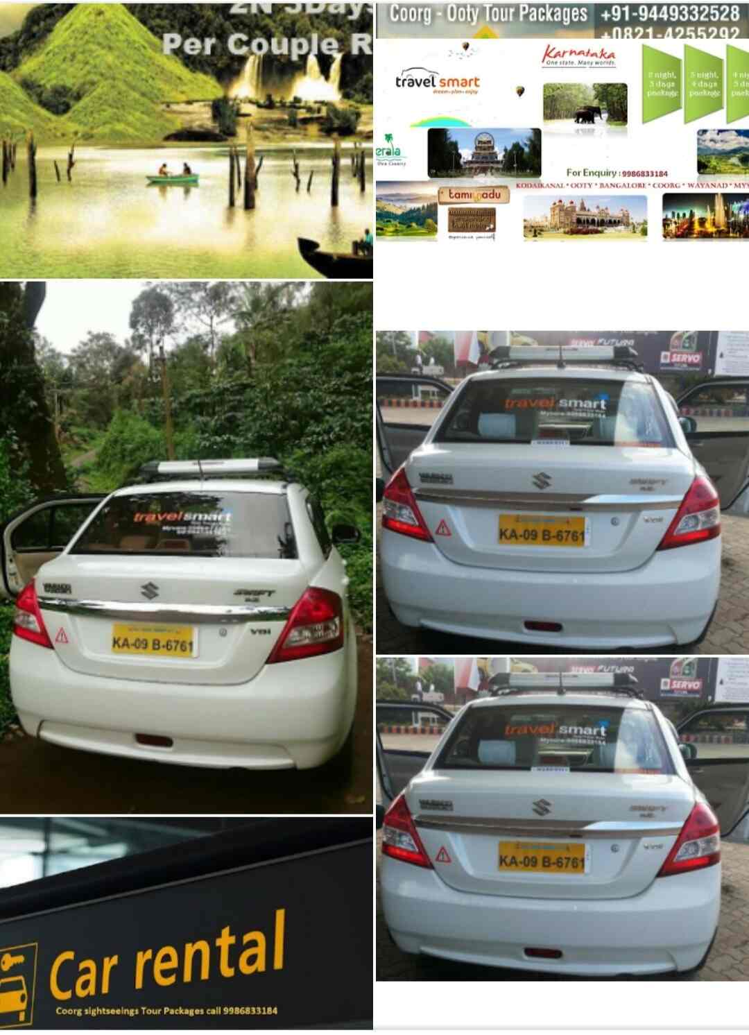 Travelsmart Car Rentals in Rajivnagar,Mysore Best Travel Agents in