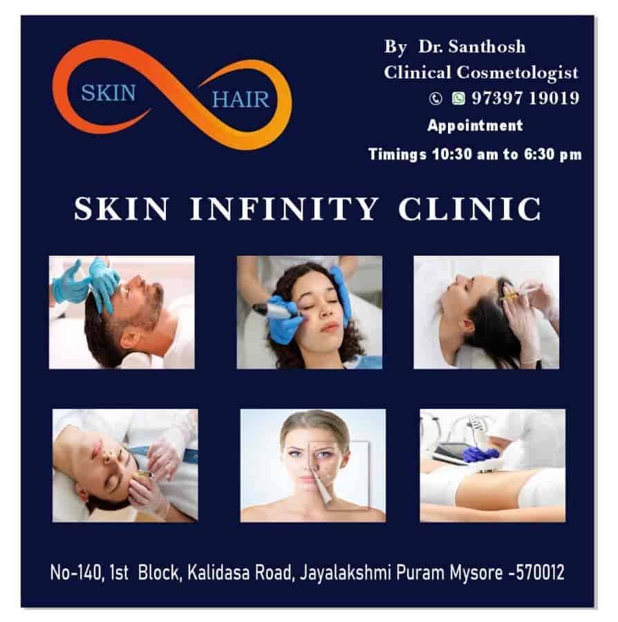 Dr. Santhosh (Skin Infinity) in Jayalakshmipuram,Mysore Book
