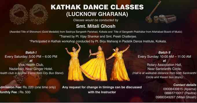 Top Kathak Dance Classes In Hebbal Best Classical Dance Classes Justdial Finddanceclasses is the uk's leading directory for dancing ballet, ballroom, yoga, pilates classes. top kathak dance classes in hebbal