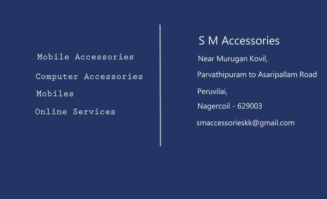 S M Accessories in Parvathipuram,Nagercoil Best LavaMobile Phone