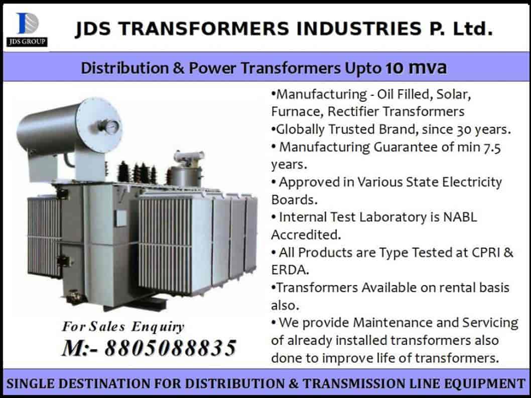 Top Power Transformer Manufacturers in Chitradurga पावर ट्रांसफार्मर