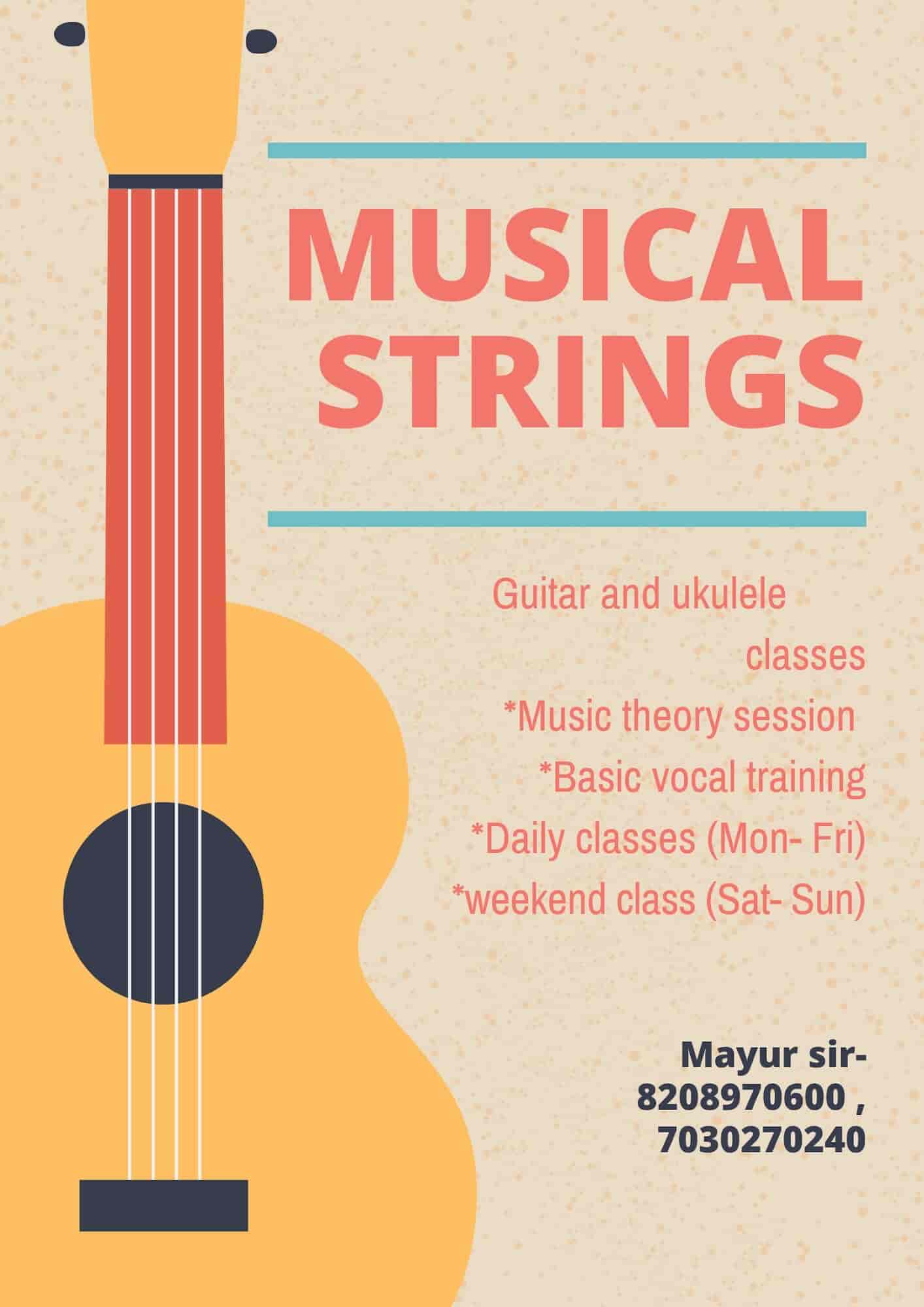 Musical String Guitar Classes in Katol Road,Nagpur Best Music Classes