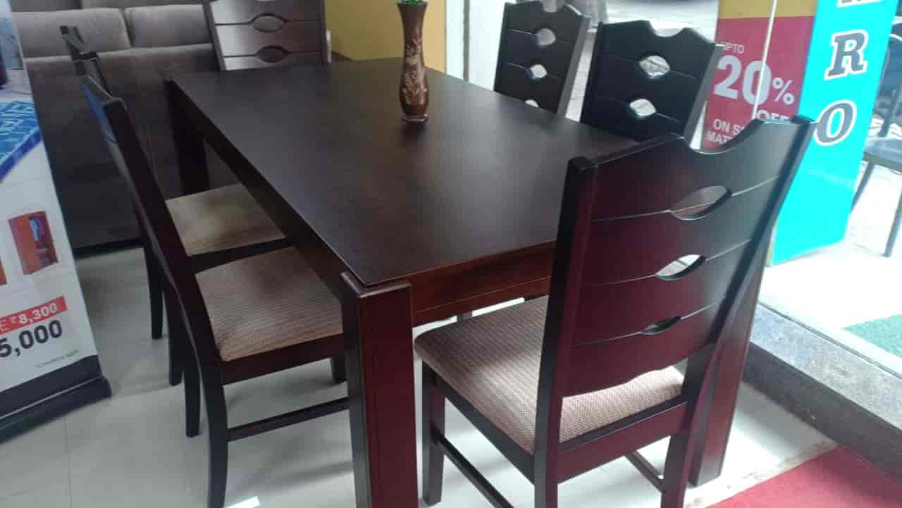 Damro table and online chairs