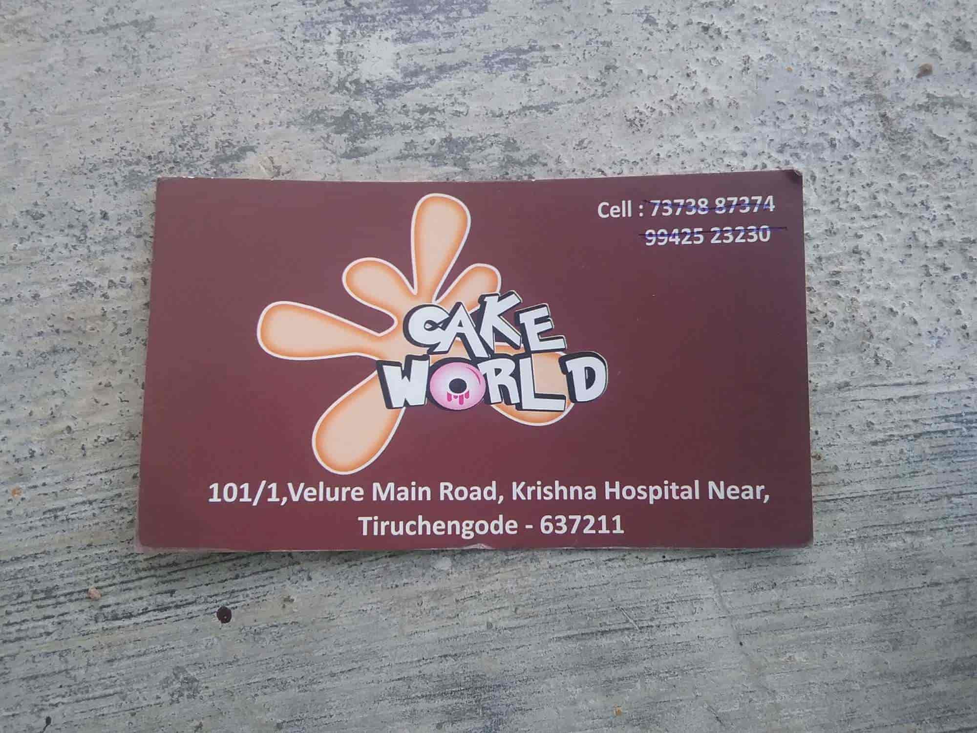 Cake World in Krishna Hospital Near,Namakkal Best Cake Shops in Namakkal Justdial