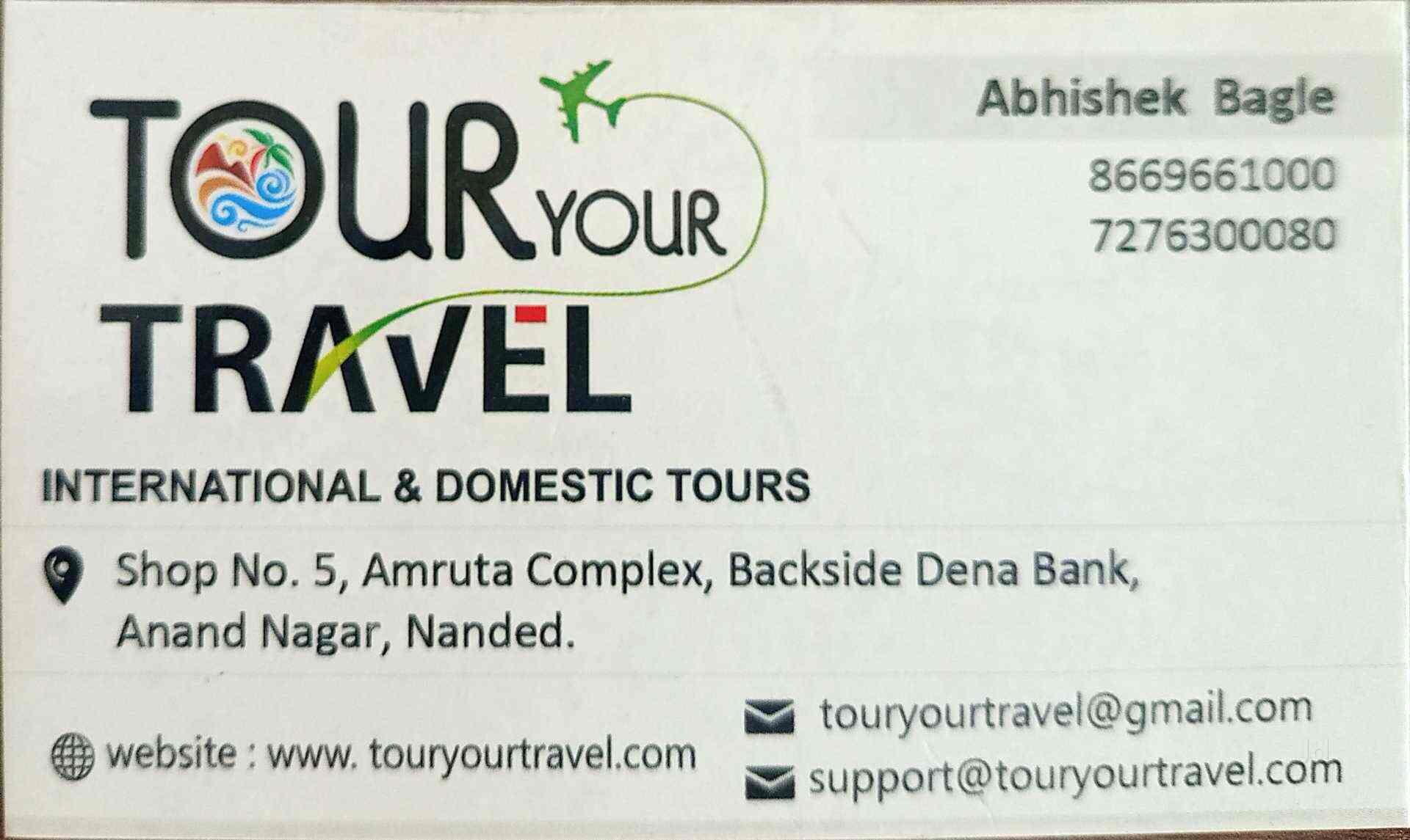 Tour Your Travel in Anand Nagar Chowk,Nanded Best Car Rental in