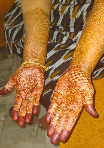 Mehendi in making ! Created using Cias Shreemati Mehendi cone.  #indowesternmehendi #floralmehendi #westernmehendi #mehendidesign… |  Instagram
