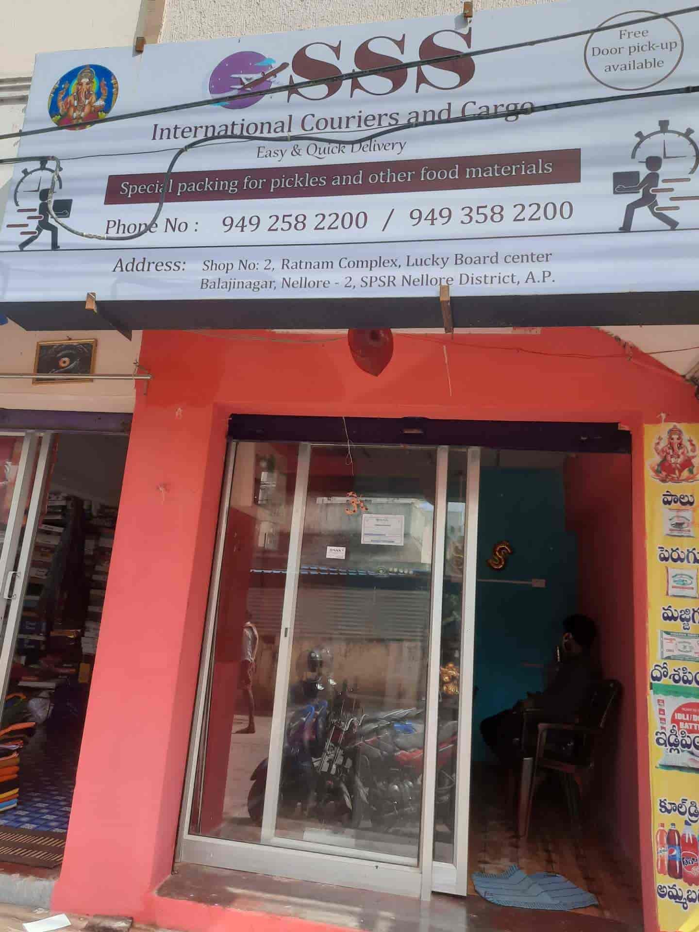 Sss International Couriers And Cargo in Balajinagar,Nellore Best