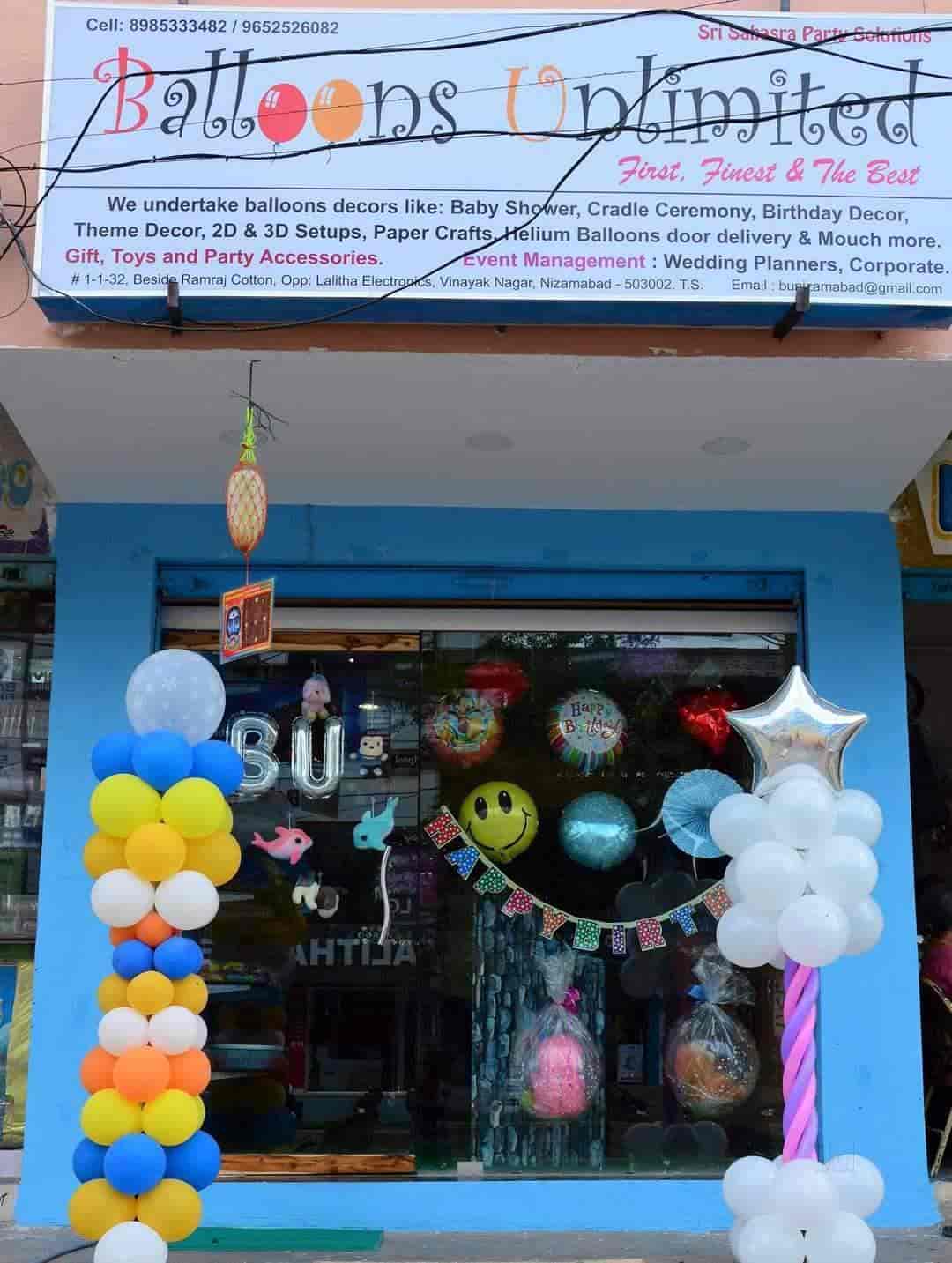 Balloons Unlimited in Hyderabad Road,Nizamabad Best Decorators in