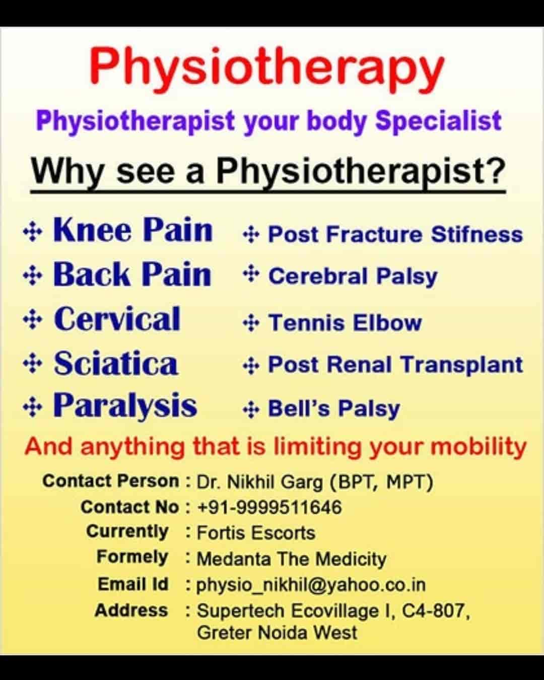 physiotherapy cv