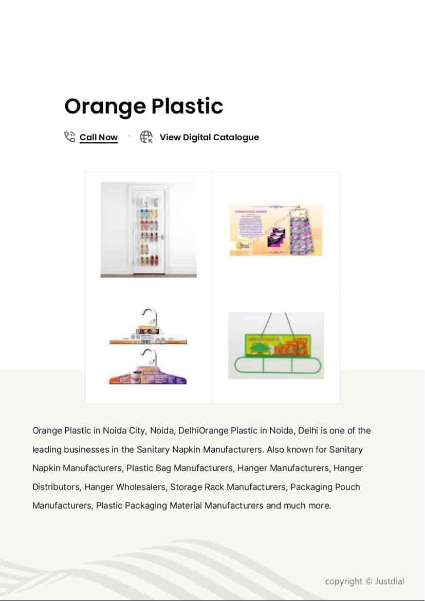 Pan Masala Pouch Display Hanger in Noida at ₹ Pc by Orange