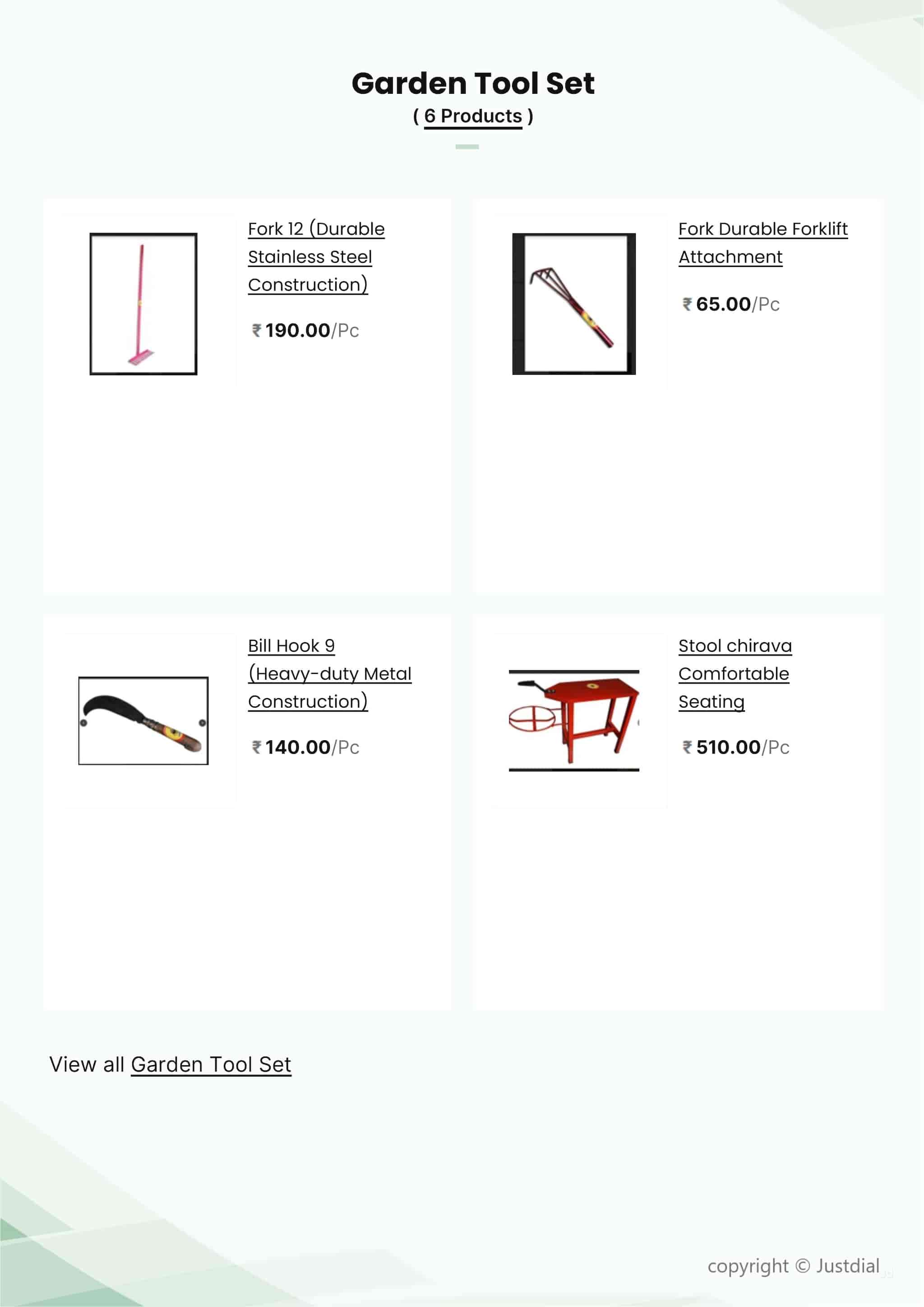 Chirava Traditional Indian Fishing Tool (Handcrafted) in