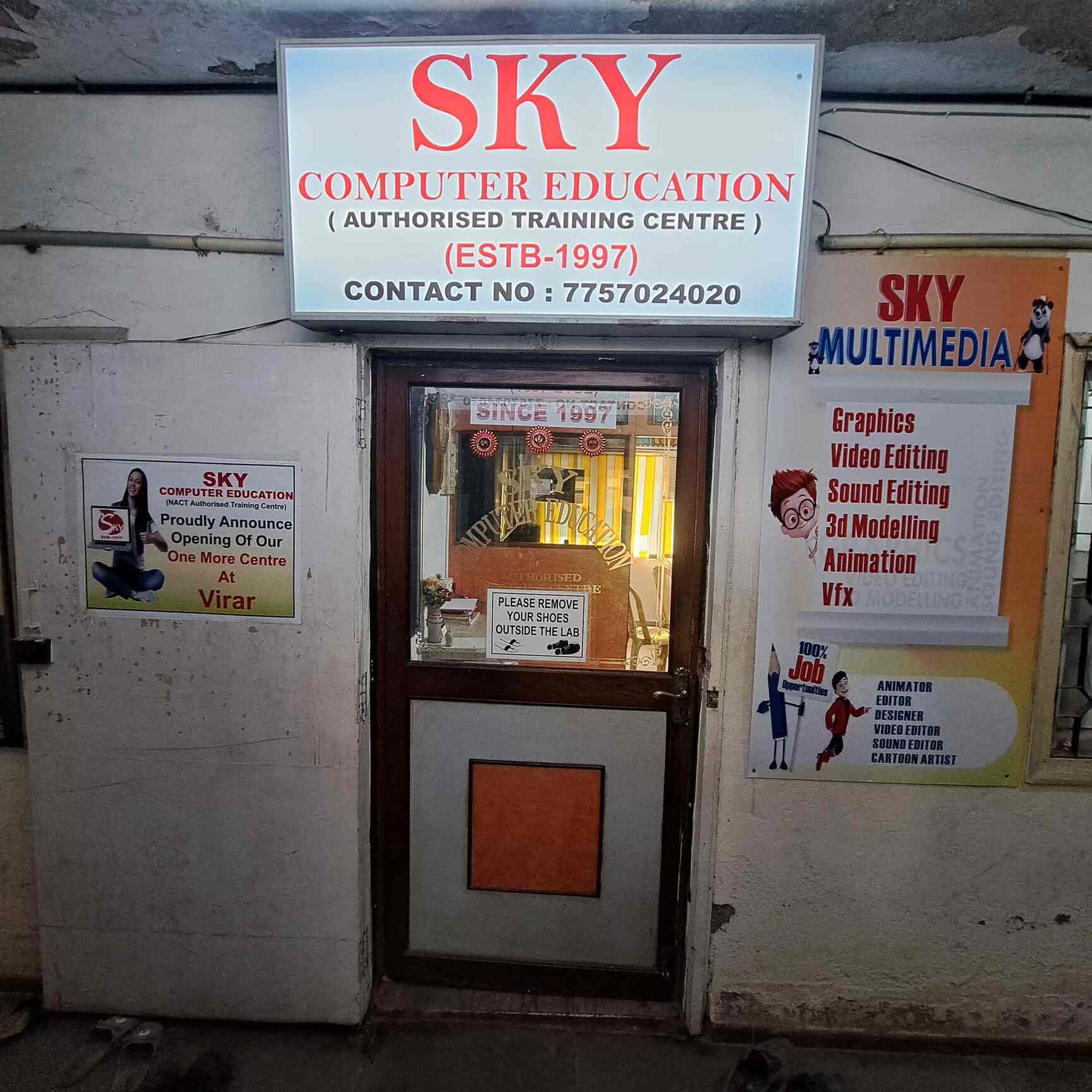 Sky Computer Education in Virar West,Mumbai Best Computer Training