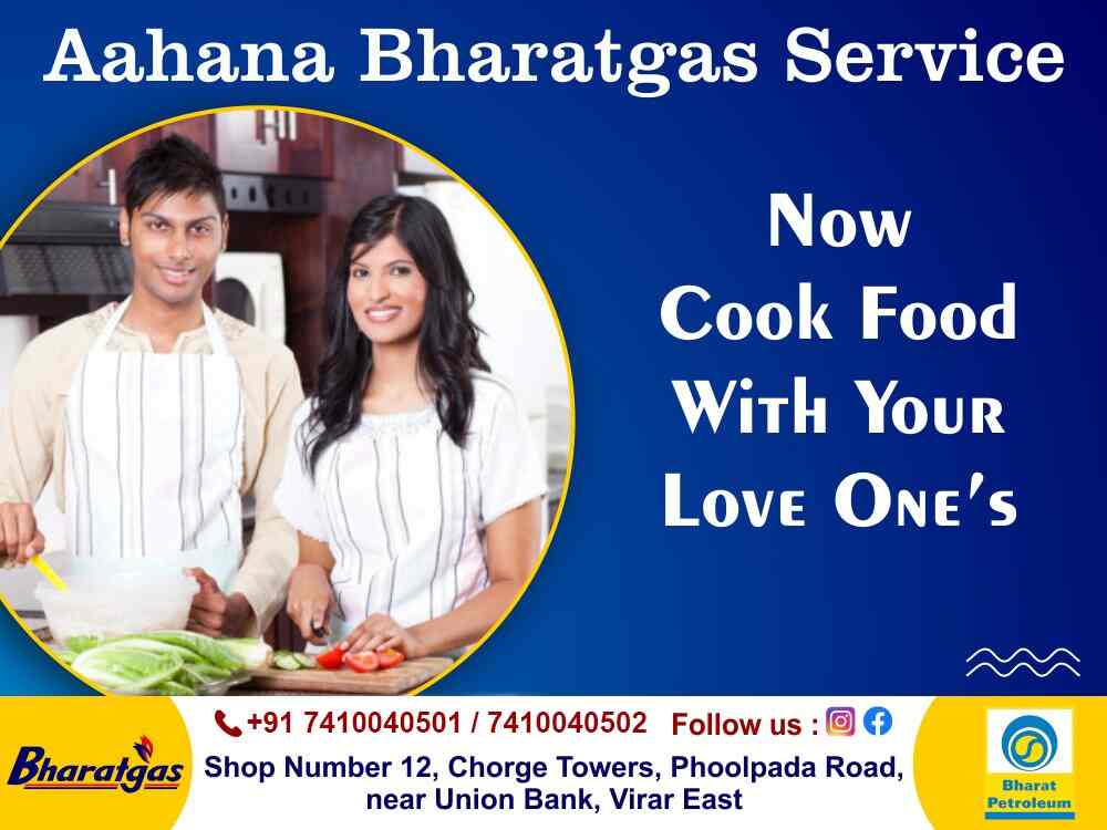 Aahana Bharat Gas Service in Virar East,Mumbai Best Cooking Gas
