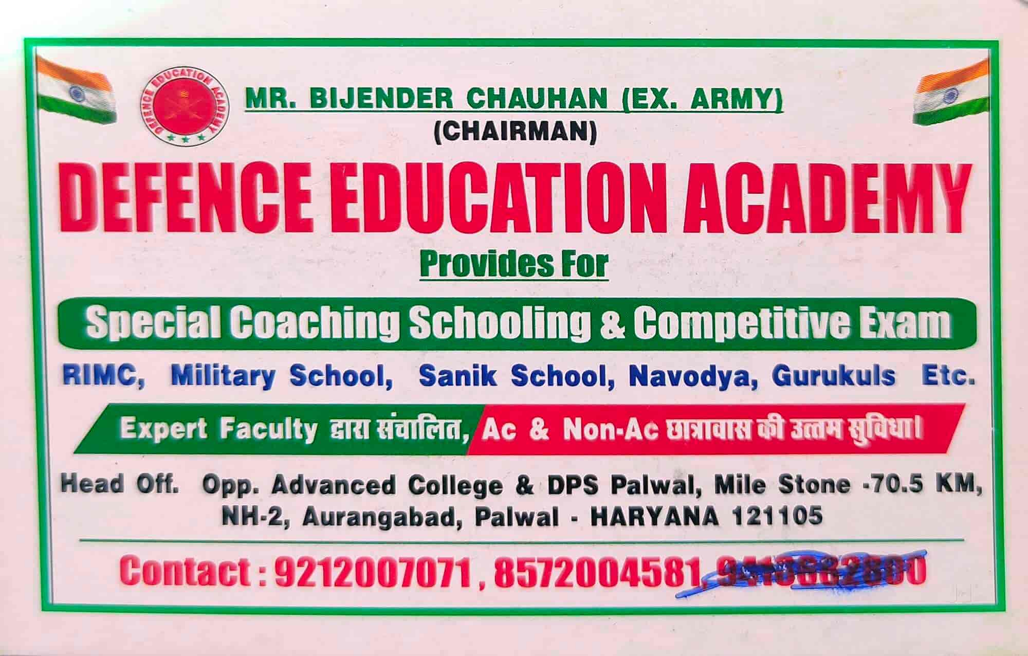 Defence Education Academy Palwal in Mathura Road,Palwal Best Boarding