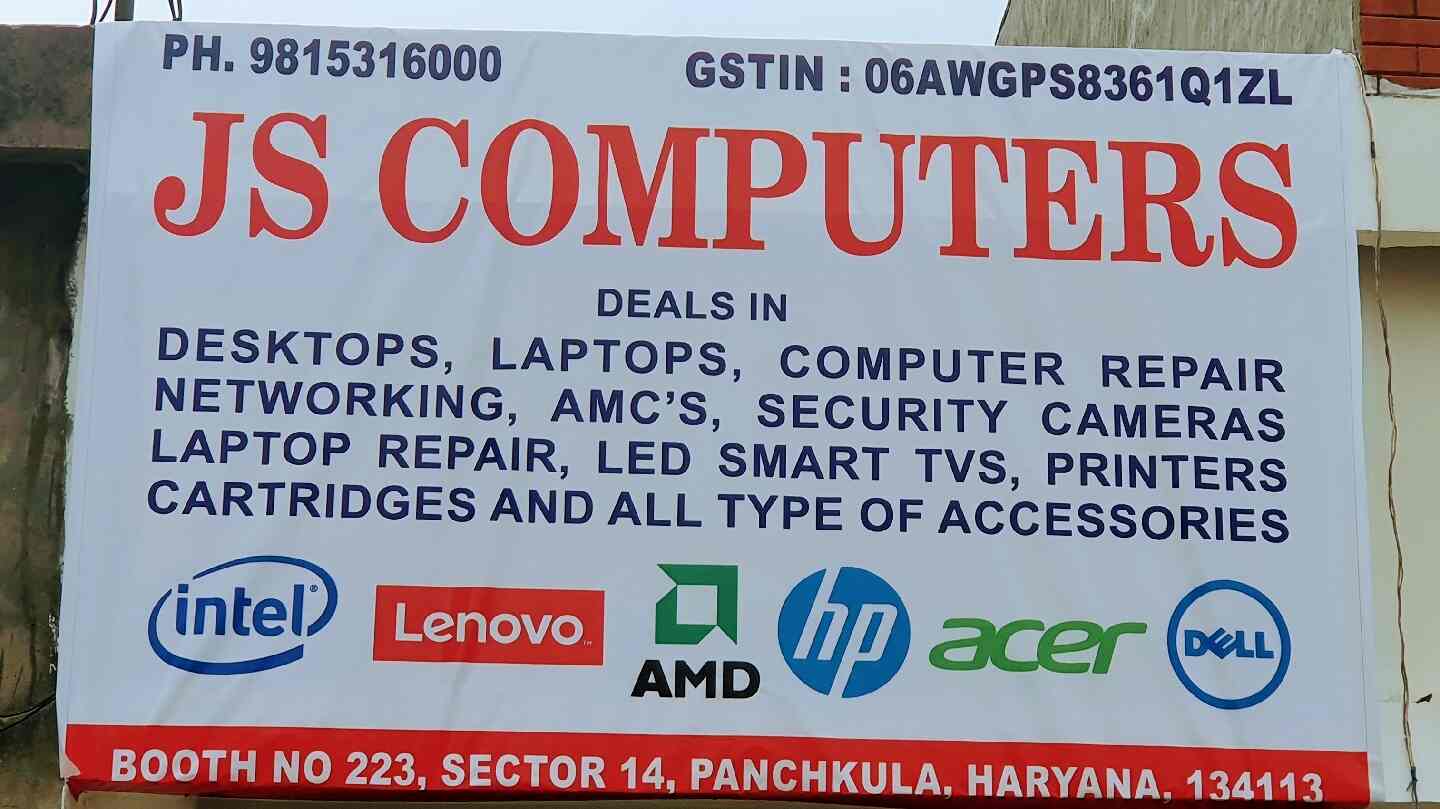 Js Computers in Panchkula Sector 14,Chandigarh - Best Computer Repair ...