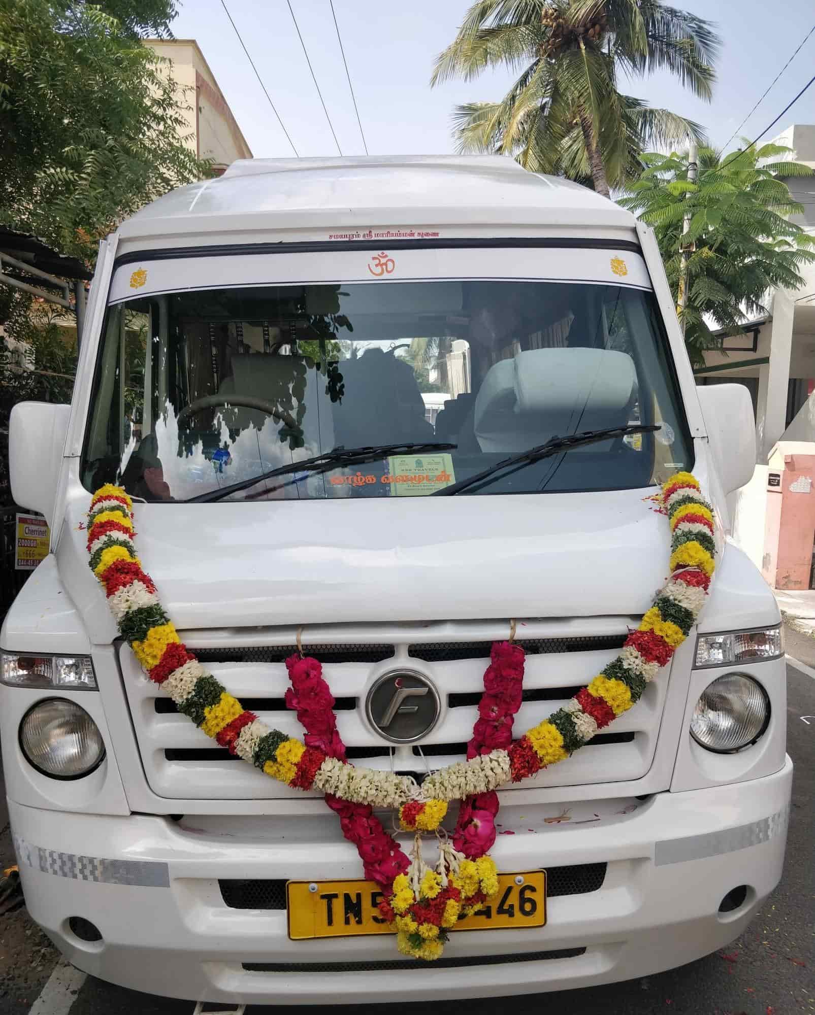 Ksr Tours and Travels in Melakalkandarkottai,Trichy Best AC Tempo