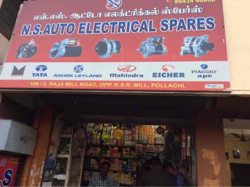 N S Auto Electrical Spares in Near Anand Hall, Raja Mill Road,Pollachi