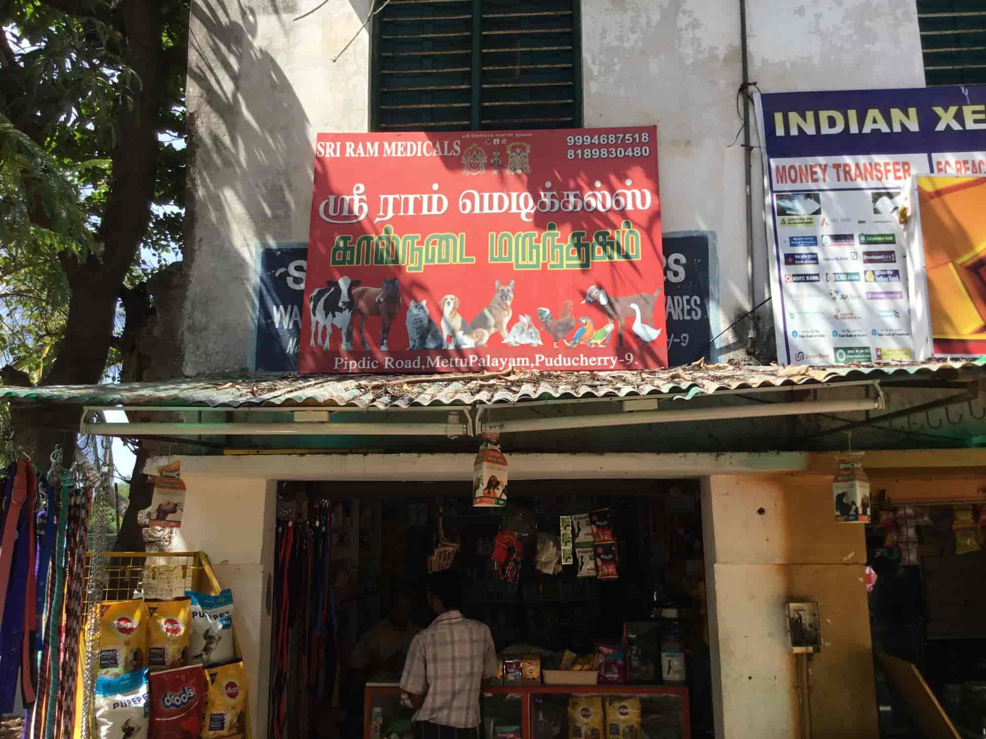 Sri Ram Pharmacy in Mettupalayam,Pondicherry Best Pet Shops in