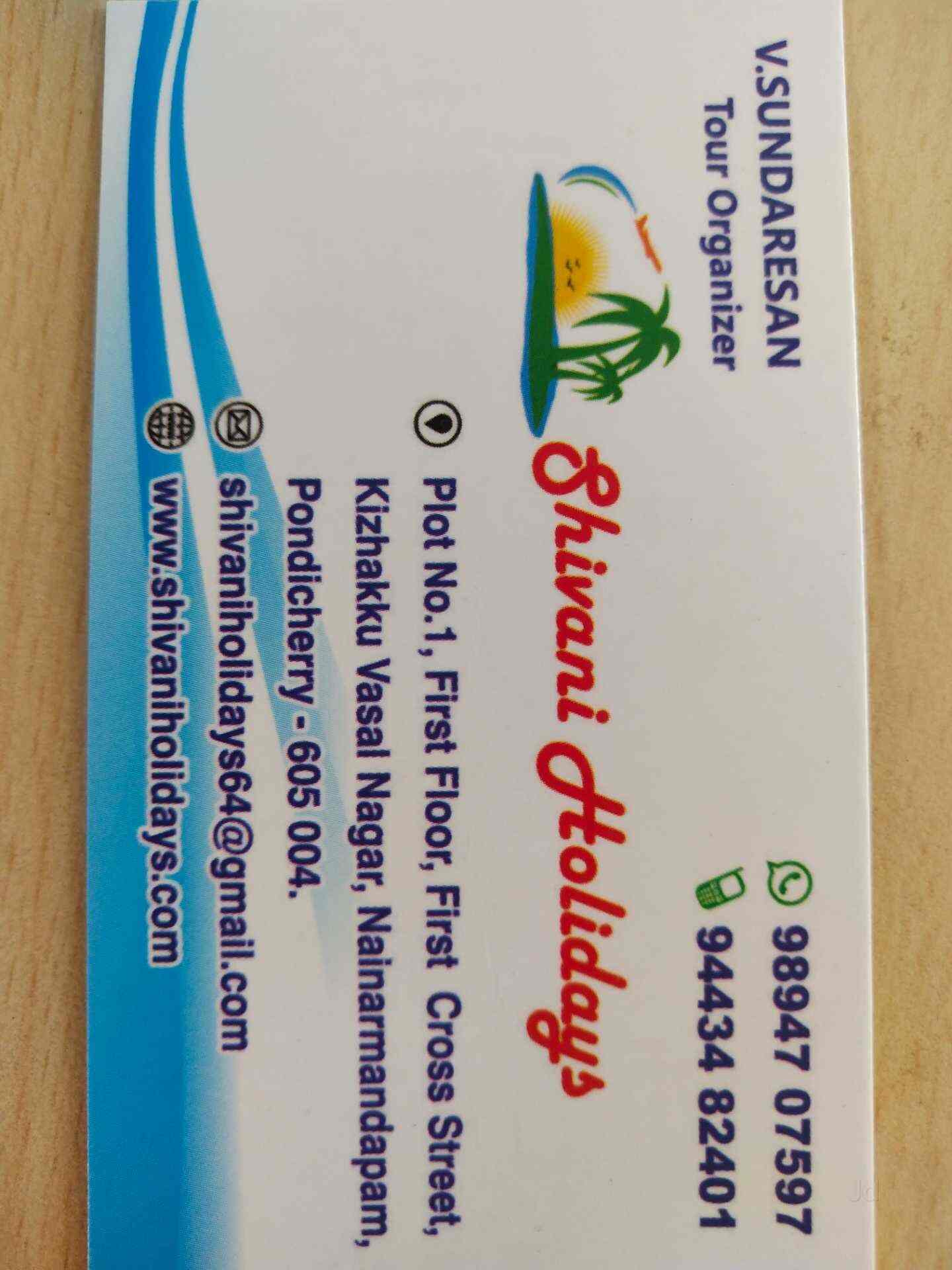 Shivani Holidays in Nainar Mandapam,Pondicherry Best Travel Agents in