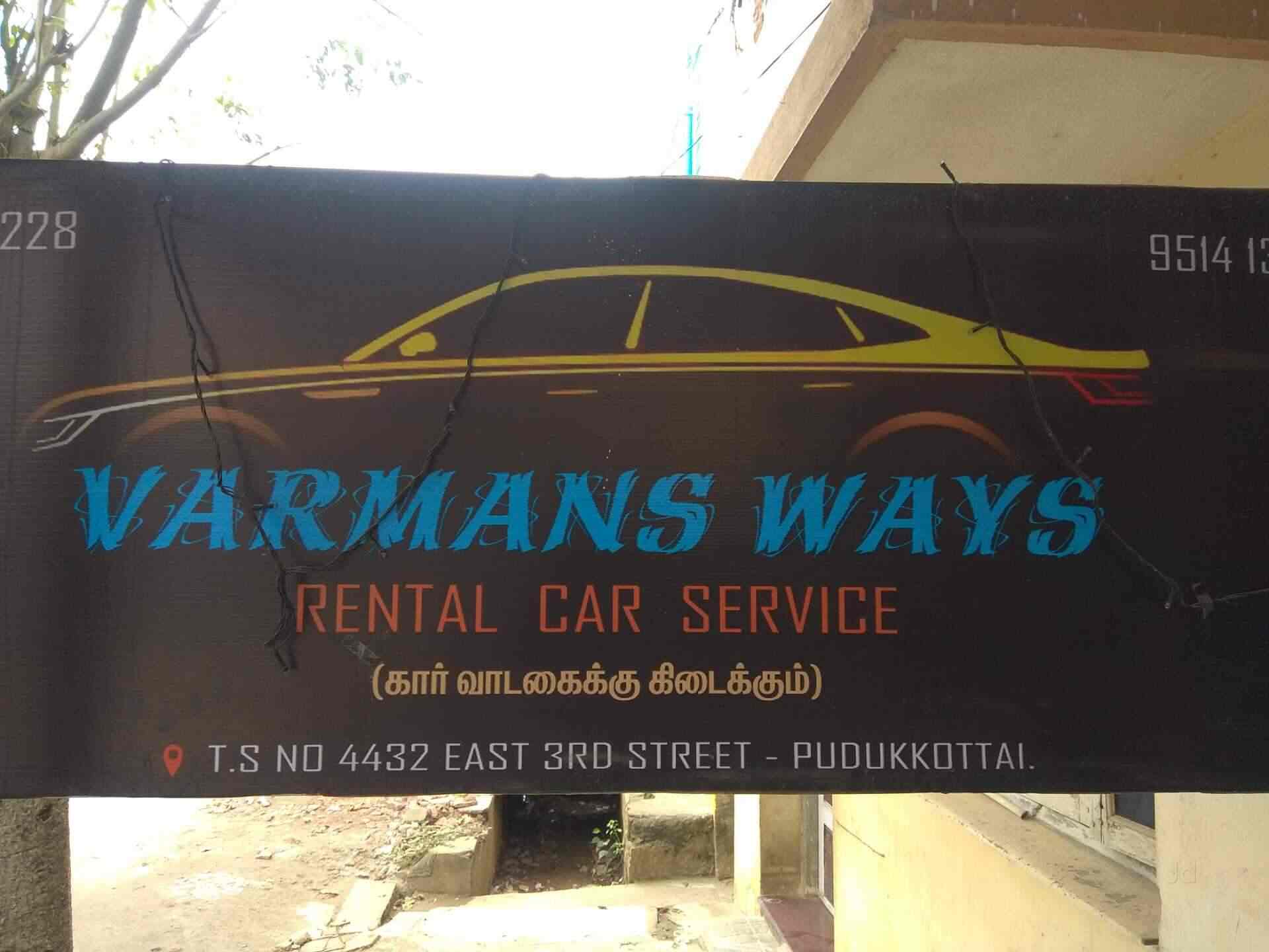 Varmans Ways in East 3rd Street,Pudukkottai Best Car Rental in