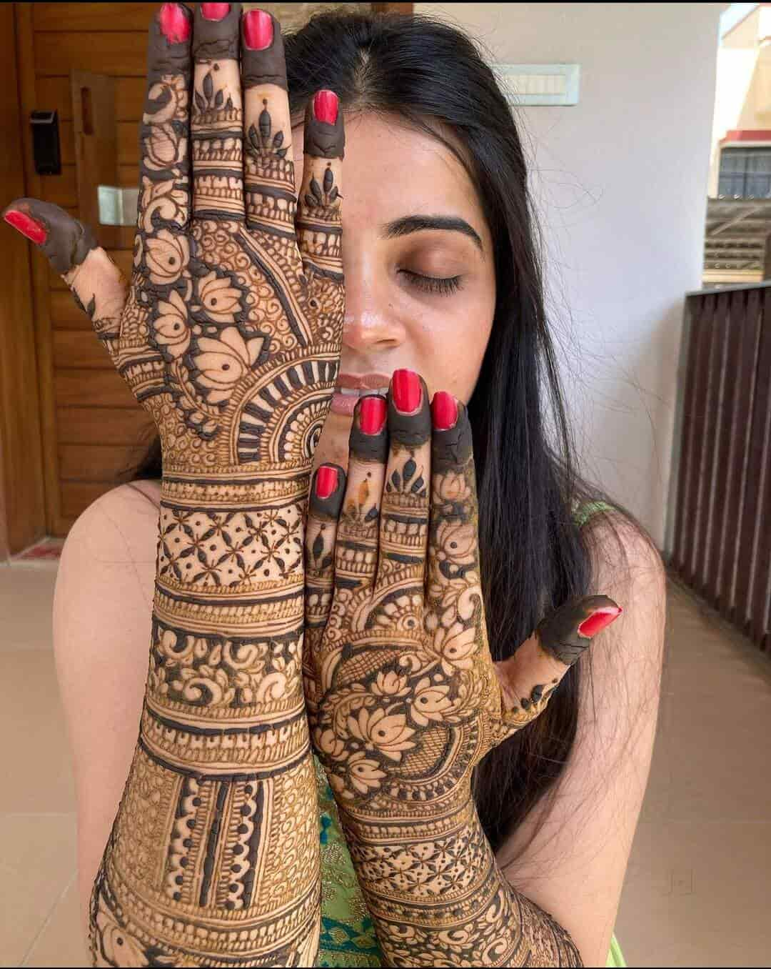 Vibha Gala's Bridal Mehendi on Instagram: 