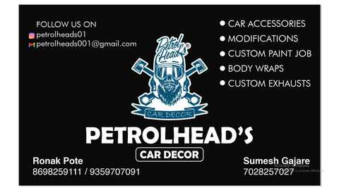 Petrolheads car outlet decor