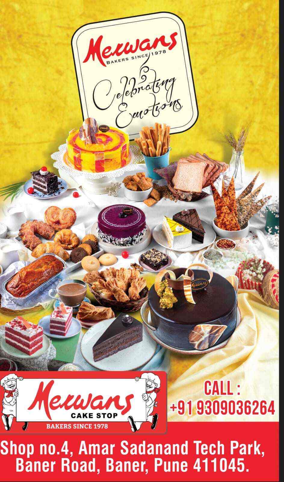 Top Merwans Cake Shops in Chinchwad Best Merwans Cake Shops Pune near