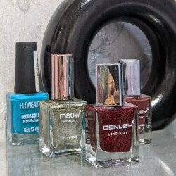 nnyka Matte Nykaa Nail Enamel Polish, For Parlour, Glass Bottle