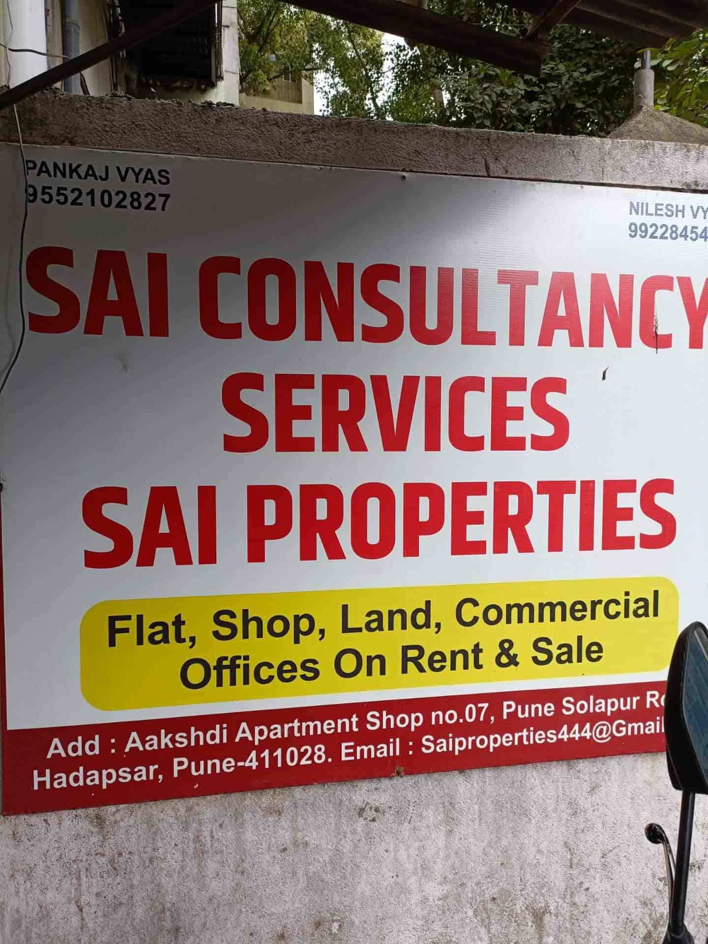 Sai Consultancy Services in Hadapsar,Pune Best Estate Agents For