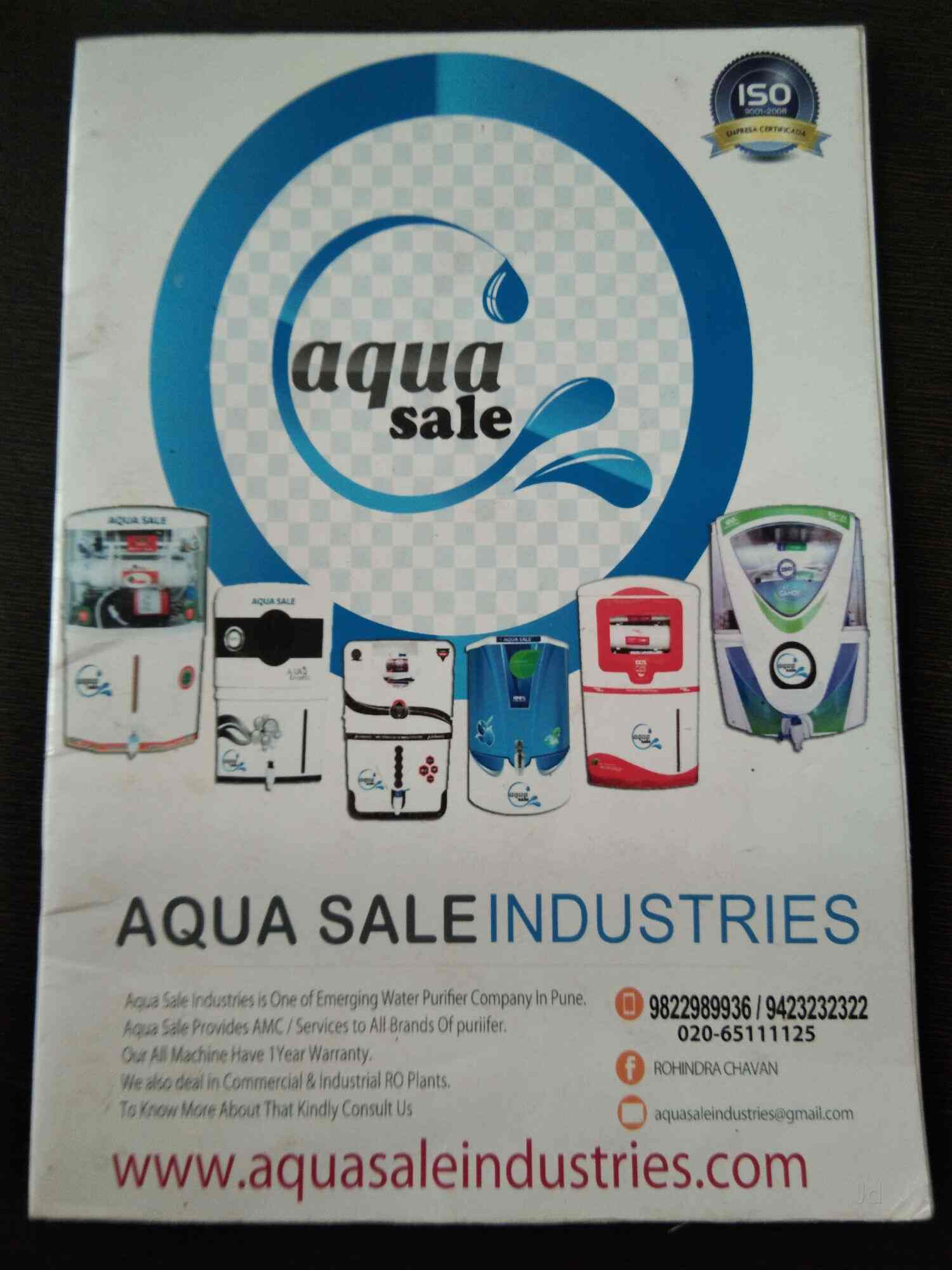 Aqua Sale Industries in Ambegaon Budruk,Pune Best Ro Water Purifier