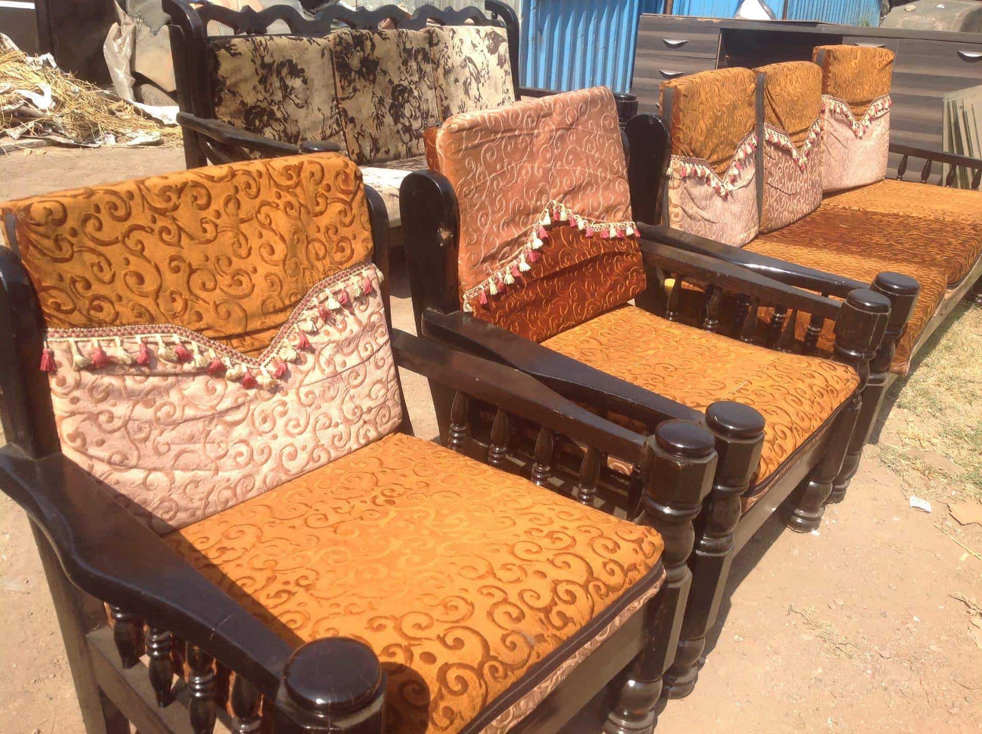 Second Hand Wooden Sofa Set In Pune Baci Living Room