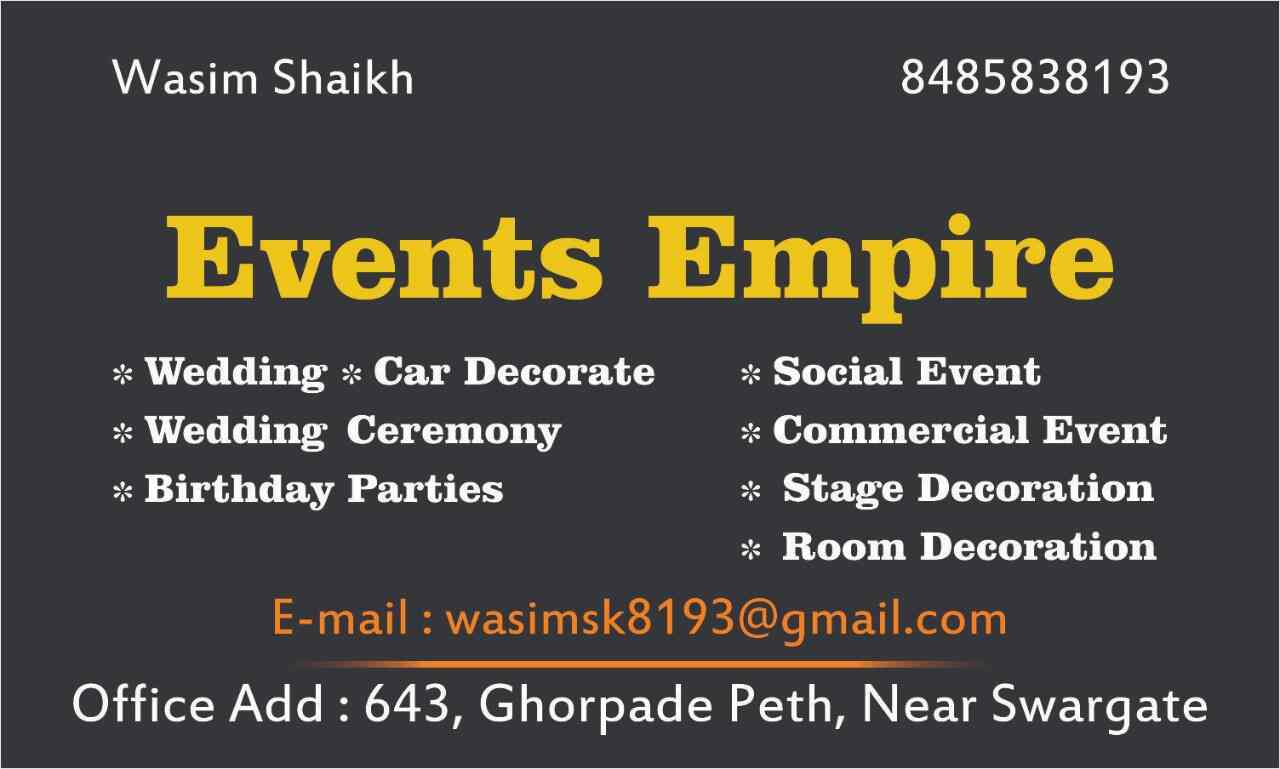 Events Empire in Pune Best Event Management Companies in Pune Justdial
