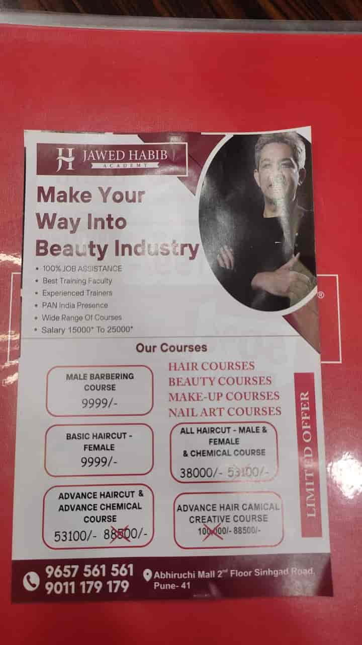 Hair Studio Jawed Habib Salon Hair Smoothing Price Price List