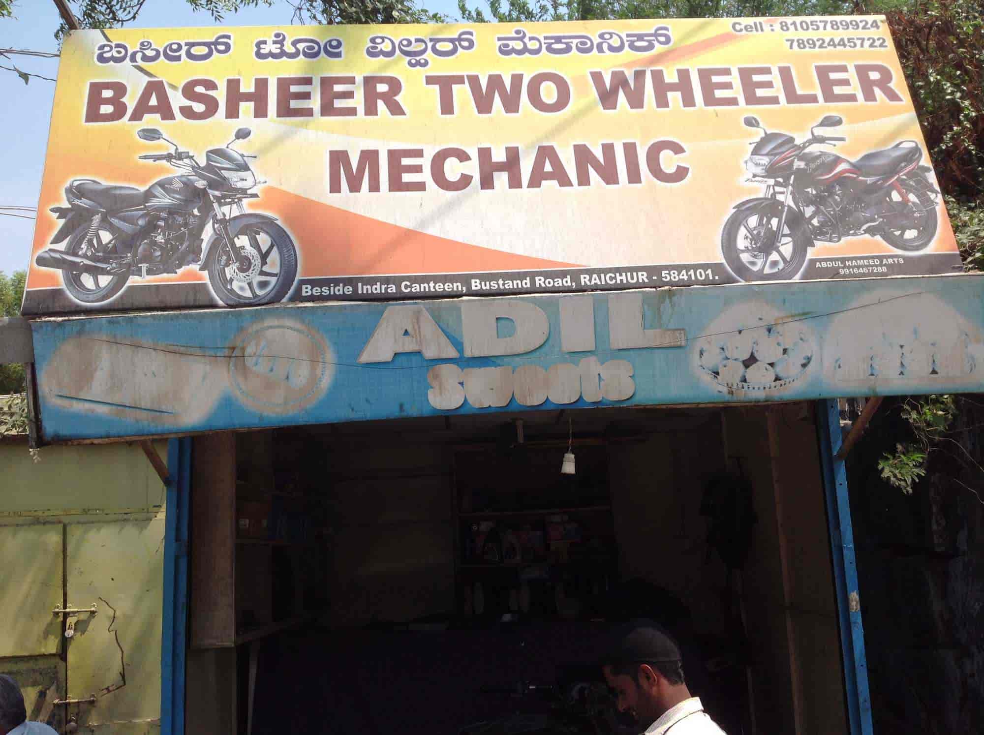 Basheer Two Wheeler Mechanic in Raichur HO Raichur Best Yamaha Motorcycle Repair Services near me in Raichur Justdial