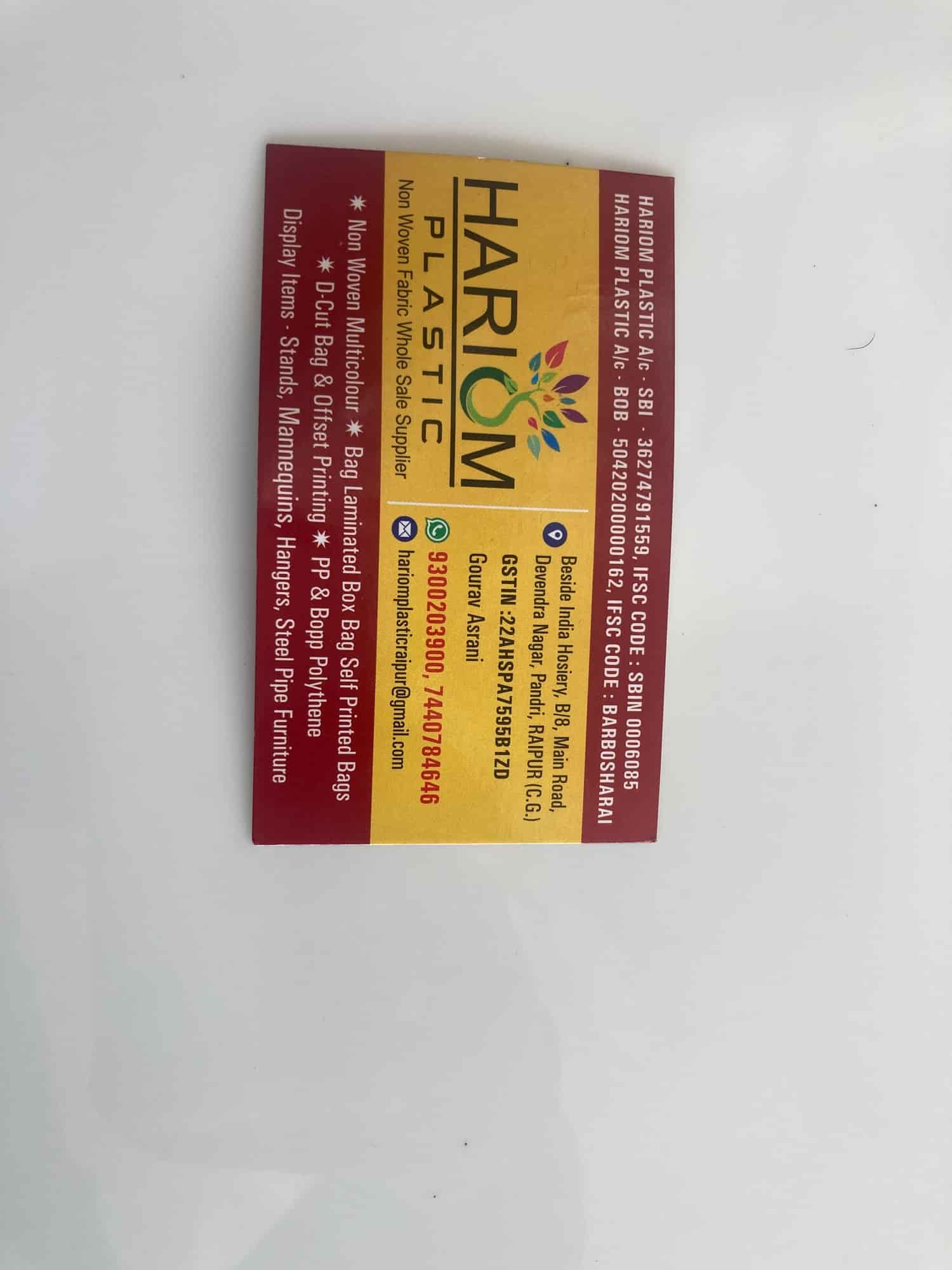 Top Plastic Dealers in Sadar Bazar Best Plastic Trader Raipur