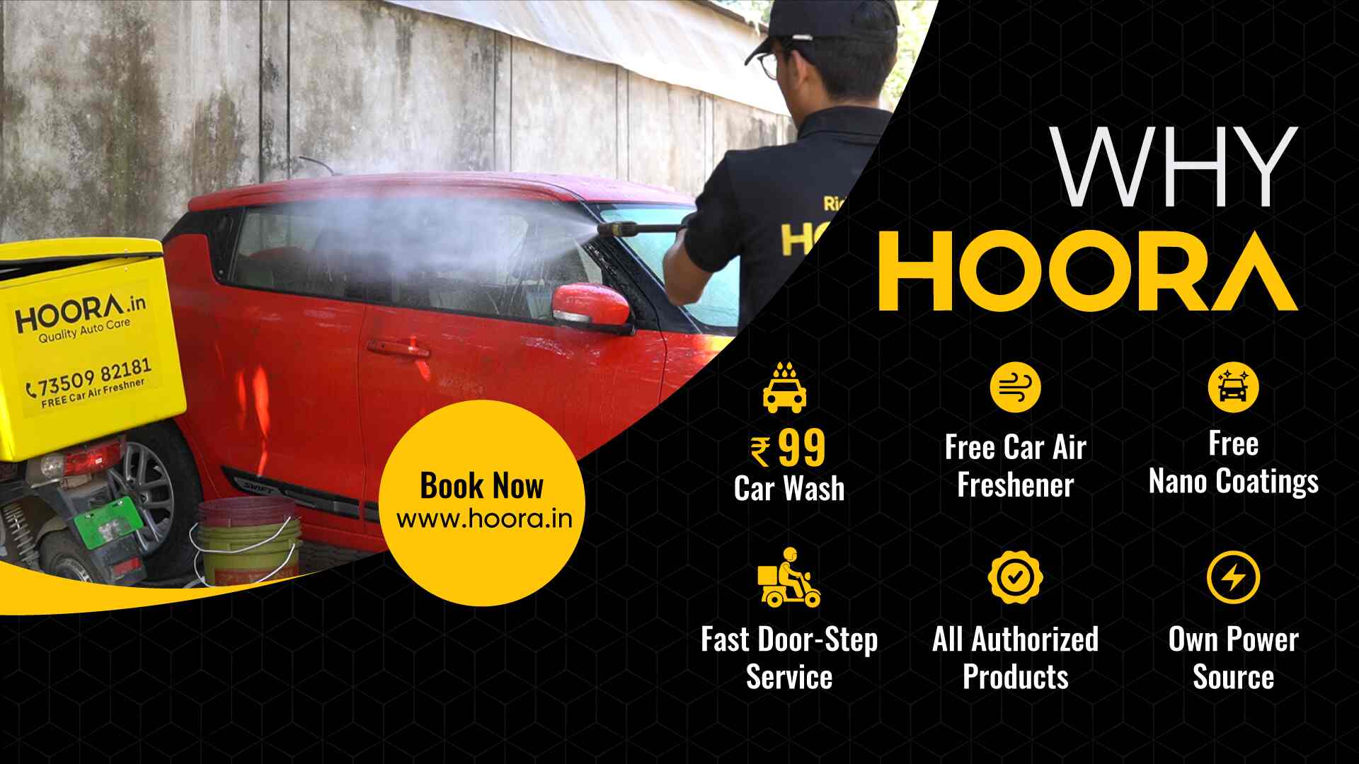 Hoora Car Wash in Raipur City,Raipurchhattisgarh Best Car Washing Services in Raipur