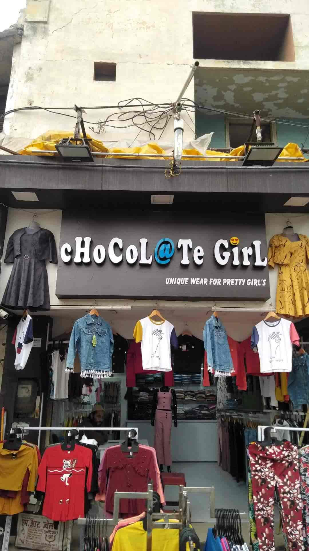 Shop chocolate shop girl clothing