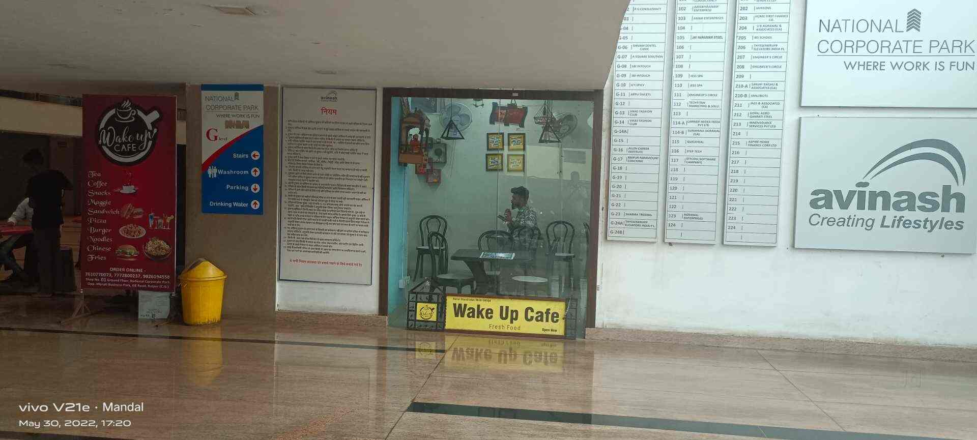 Wake Up Cafe in Ge RoadRaipur HO,Raipurchhattisgarh Order Food
