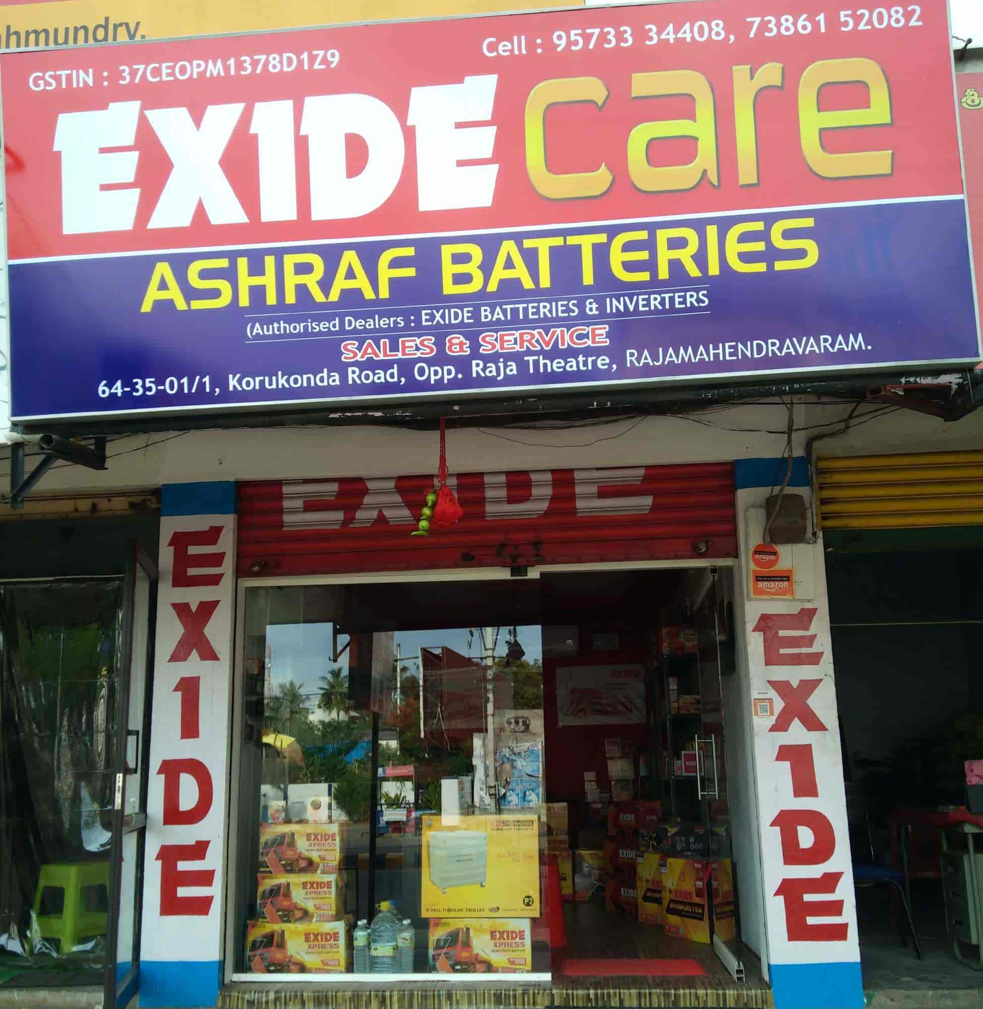 Top Battery Dealers Exide in Rajahmundry Best Exide Gold Battery