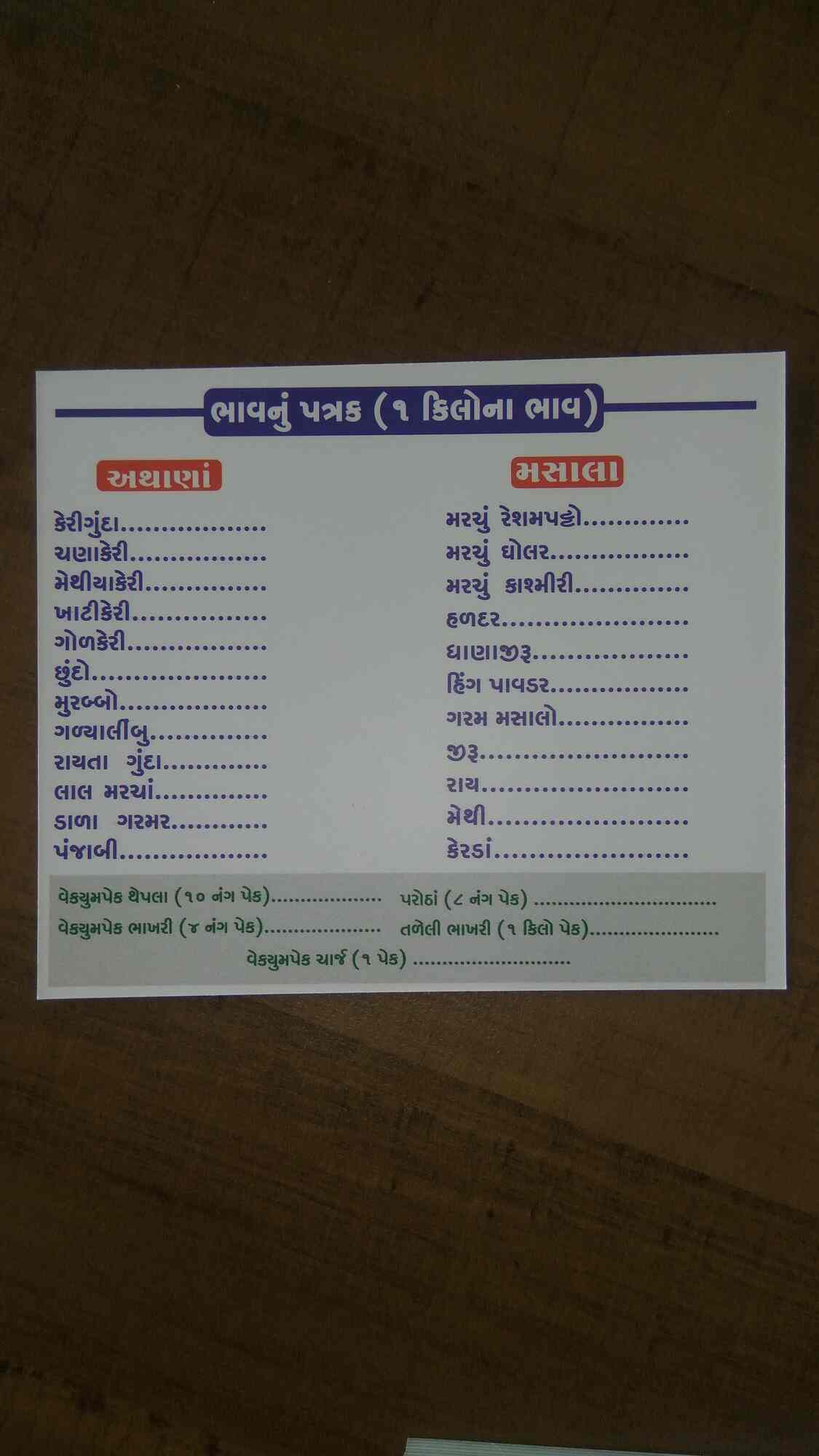 Turup Enterprise in Vidhyanagar Main Road,Rajkot Best Mango Pickle