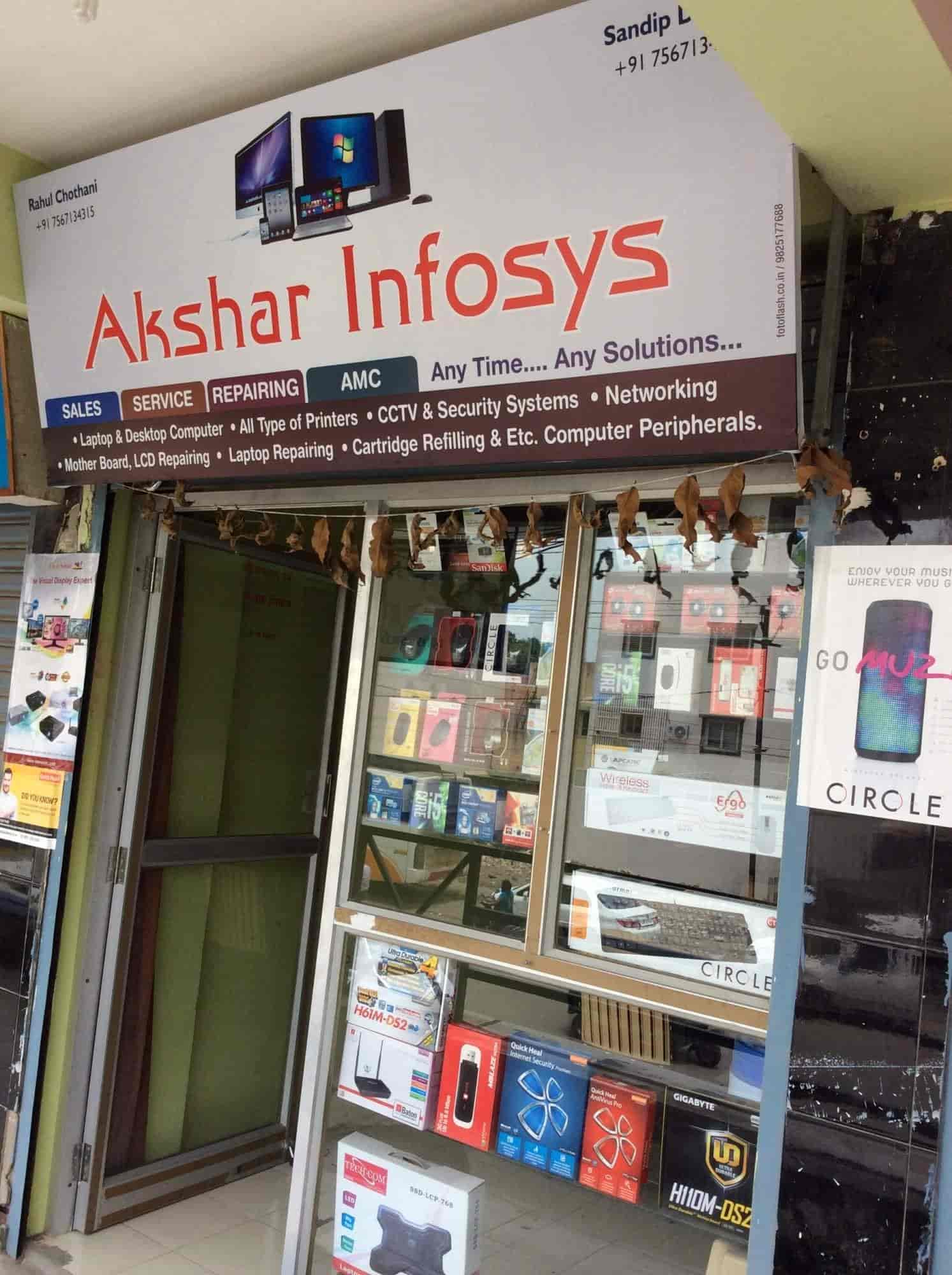 Akshar Infosys, University Road Computer Dealers in Rajkot Justdial