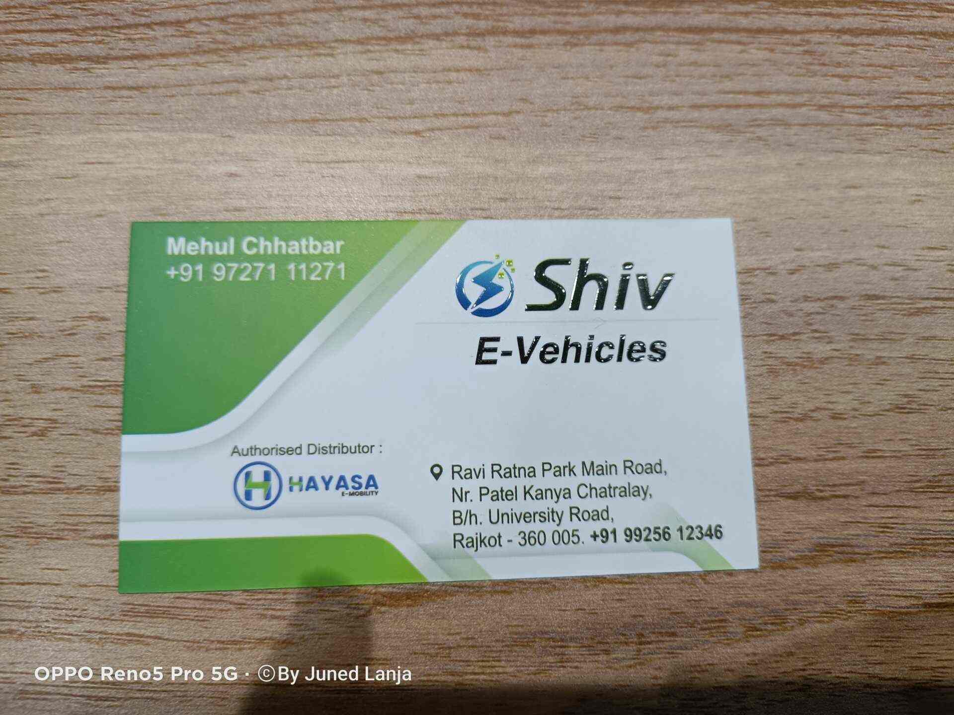 Shiv EVehicles in University Road,Rajkot Best Battery Operated Scooter Dealers in Rajkot